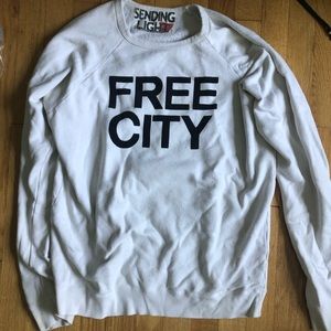 Free city pullover sweatshirt